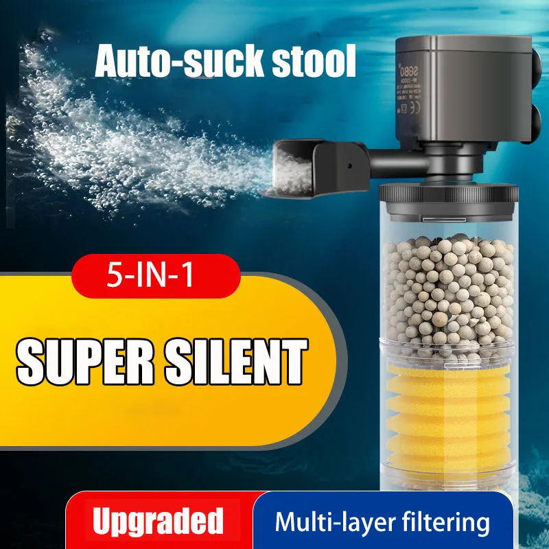 Water Dish Reptile - 220 V 50Hz Sessiz Filtre Akvaryum