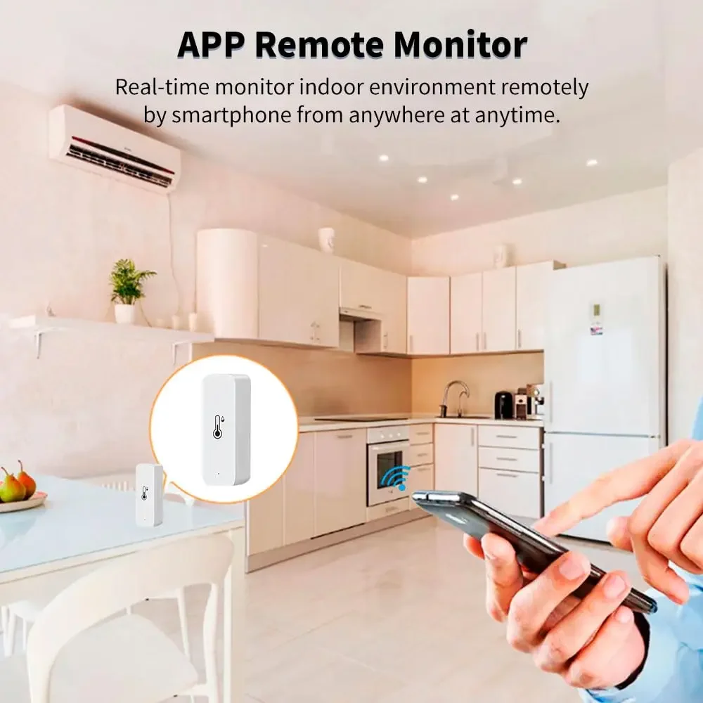 Akıllı Zigbee 3.0 Sıcaklık Nem - Digital Hygrometer Probe incelemesi ve fiyatı
